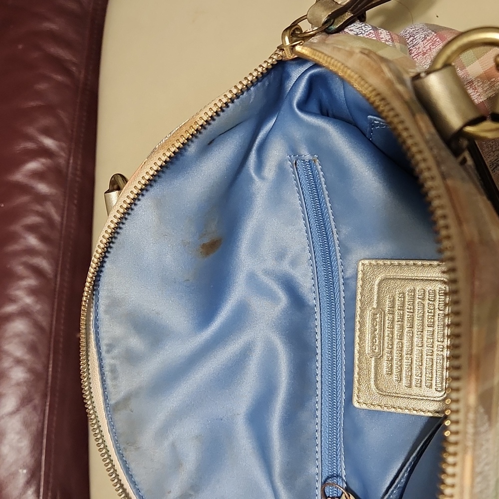 Coach plaid purse ๐ - Picture 5 of 11